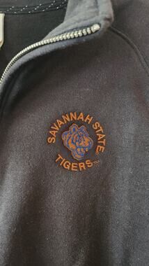 Gear For Sports Savannah State Tigers 1/4 Zip Pullover Mens 2XL Blk Fleece #369